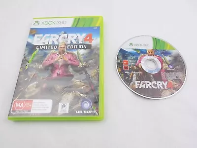 Mint Disc Xbox 360 Far Cry 4 Limited Edition - No Manual Free Postage • $7.92