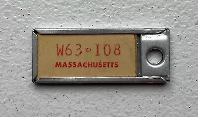 Undated Massachusetts DAV Tag - MA Mini License Plate Key Chain Tag Veterans • $2.99