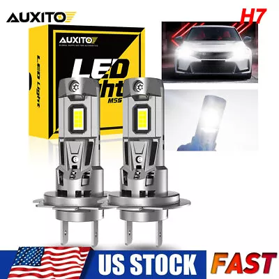 CANBUS H7 LED Headlight Super Bright Bulbs Kit White 22000LM High/Low Beam 6500K • $27.54