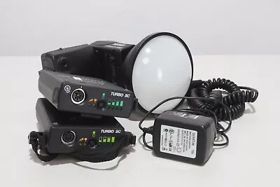 Quantum QF8C Qflash TRIO BASIC Mounted Flash W/Turbo 2X2 Battery Pack (Used) • $700