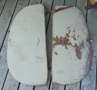 $199 • Buy 1940's VINTAGE ACCESSORY FENDER SKIRTS 1941 1942 1946 FORD DODGE CAR OVERLAY