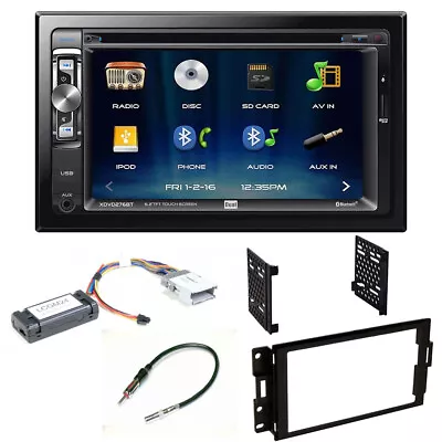 For Pontiac 2004-2008 Grand Prix XDVD276BT Bluetooth Car Stereo + Double DIN Kit • $149.99