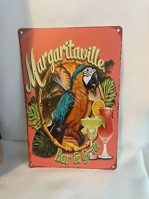 Metal Aluminum Sign  Margaritaville Bar & Grill  8''x12'  • $18