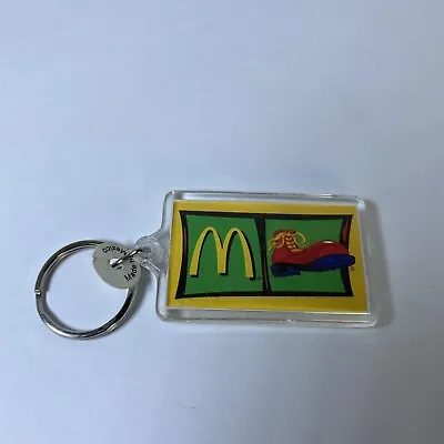 McDonald's Keychain Golden Arches Shoe Ronald Logo Key Ring Chain Plastic • $8.96