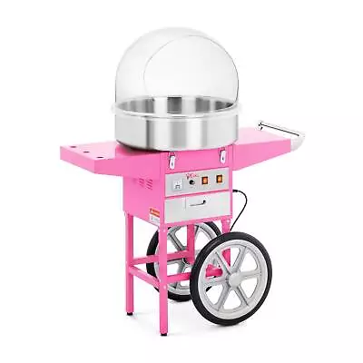 Cotton Candy Maker With Wagon And Guard Candy Floss Machine With Cart And Cover • £519