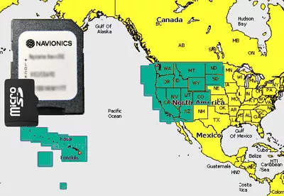 2024 Navionics Plus MicroSD MSD Chart Card Maps U.S. West & Hawaii LakesRivers • $68