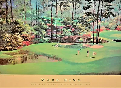 MARK KING Martin Lawrence Limited Edition Sport Golf Course Landscape Lithograph • $487.50