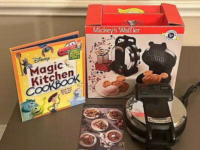 $400 • Buy Vintage Vitantonio Disney Mickey's Waffler Plus Magic Kitchen Cookbook
