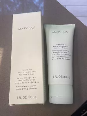 Mary Kay Mint Bliss Energizing Lotion For Feet And Legs 3 Fl Oz • $11