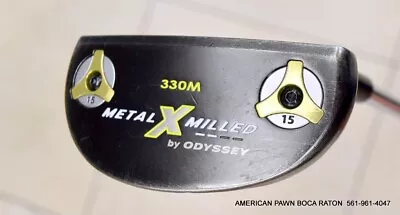Odyssey Metal-X Milled 330M RH Putter 35”  No Headcover • $119