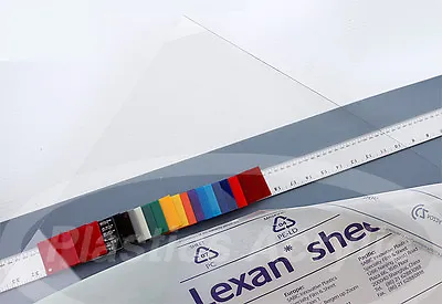 Clear Polycarbonate Lexan Sheet .030  X 12  X 12  • $7.25