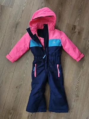 Girls Ski Suit Snowsuit Age 3 Excellent • £22