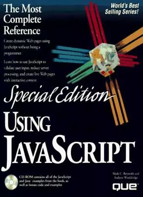 Using JavaScript: Special Edition (Special Edition Using)Gordon • £4.88