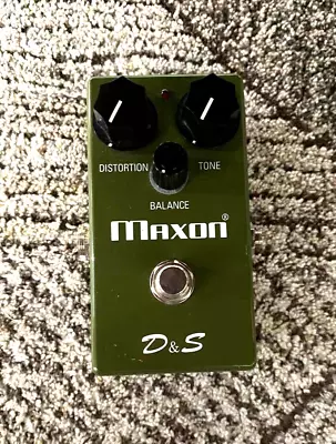 Maxon D&S Distortion Sustainer Effect Pedal For Guitar Test Completed • $124.49