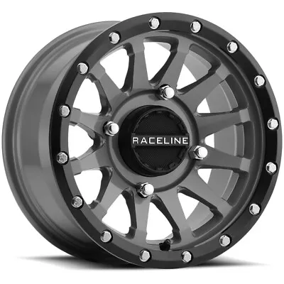 Raceline UTV A95SG Trophy 14x7 4x137 +38mm Gunmetal Wheel Rim 14  Inch • $139.99