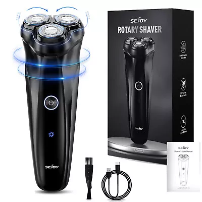 3D Electric Shaver Rotary Electric Razor For Men Rechargeable W/ Pop-up Trimmer  • $14.99