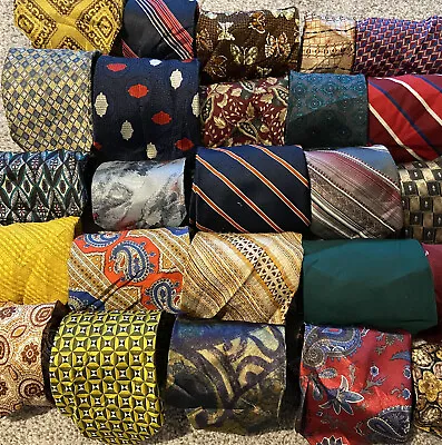 Lot 350 Pc Neckties Quilting Craft Wear Mix Multicolor Modern Vintage Lots • $177.92