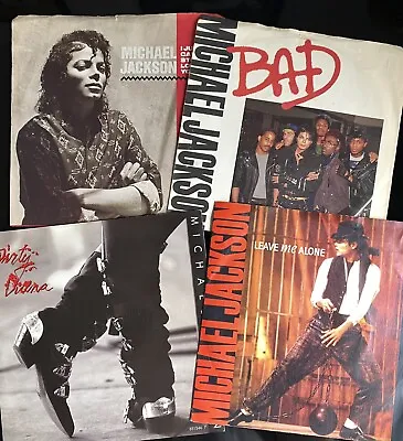 Michael Jackson - 4 X UK 7” Vinyl Singles Bundle/Lot - Bad Dirty Diana Etc • £7.99