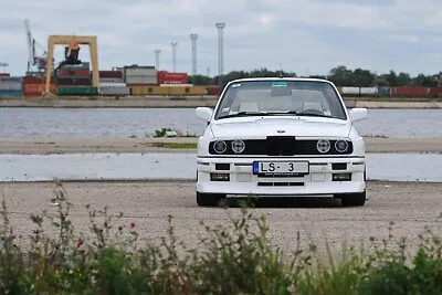 M3 EVO Style Front Bumper Airdam GFK  Spoiler Lip BMW E30 M3 • $249.99