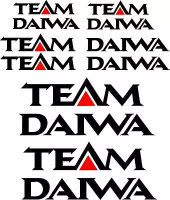 Team Daiwa - Decal Set Of 6 - Boat Decals • $17.94