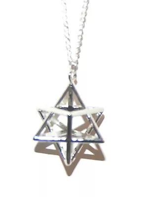 £6.99 • Buy Powerful Sp Merkabah Merkaba Chariot Pendant  Gift Chain , Reiki