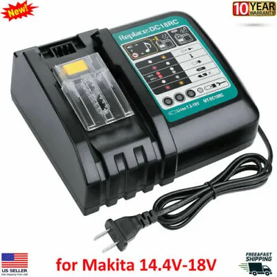 For Makita DC18RC 18V RAPID FAST Battery Charger 18 Volt For BL1830B BL1850B US • $18.89