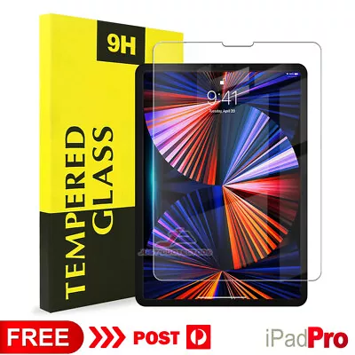 For Apple IPad Pro 11 12.9 Inch 4th 5th 6th Gen Tempered Glass Screen Protector • $7.99