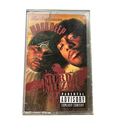 The Infamous Mobb Deep Murda Muzik Album Original 1999 Cassette Tape Loud Record • $45