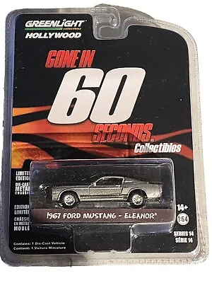 '22 Greenlight 1967 Ford Mustang Eleanor Gone In 60 Seconds Hollywood Series • $14.99