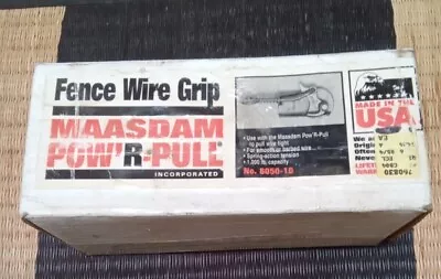 Maasdam 8050-10  Fence Wire Grip Puller Made In USA! • $27