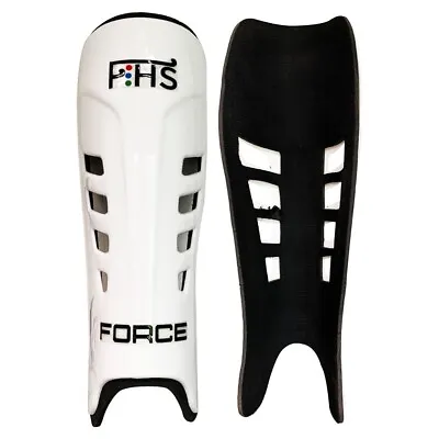 BRAND NEW FSH Force Field Hockey Sticks Shin Guards FORCE White Size Small S NEW • $13