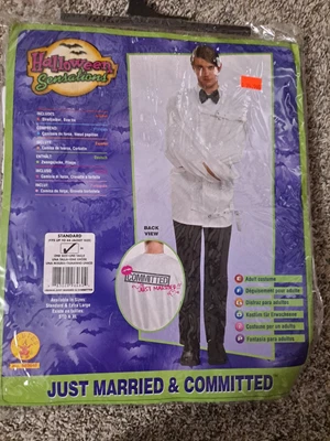 $29.99 • Buy Just Married & Committed Costume - Straight Jacket - Adult Standard One Size