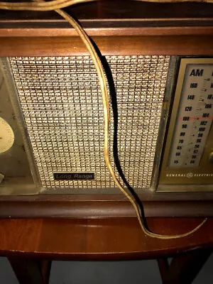 $99.95 • Buy Long Range General Electric Vacuum Tube Radio+Alarm Working Radio And Alarm