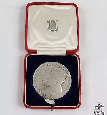 $40 • Buy 1935 UK King George V & Queen Mary Silver Jubilee Sterling Silver Medal W/Box