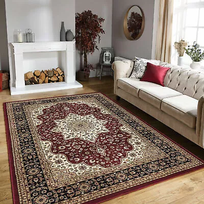 £118.81 • Buy New Luxury Rome Vintage Traditional Rug Small Medium Large Rug Carpet Mat Runner