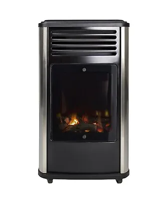 Manhattan Real Flame Log Effect Calor Gas Mobile Portable Heater • £249.99