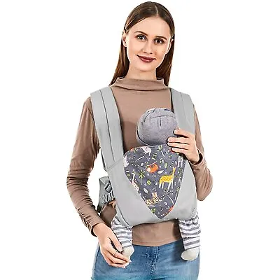 £8.99 • Buy Adjustable Infant Baby Carrier Wrap Sling Newborn Backpack Breathable Ergonomic
