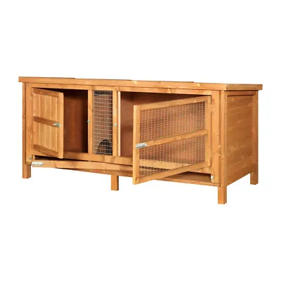 4ft Chartwell Single Luxury XL Rabbit Hutch Guinea Pig Garden Pet House Cage • £119.99
