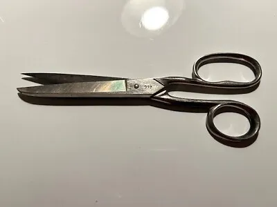 Vintage WISS Inlaid Scissors 7 1/4  USA Steel Forged No. 337 Sewing Shears • $12