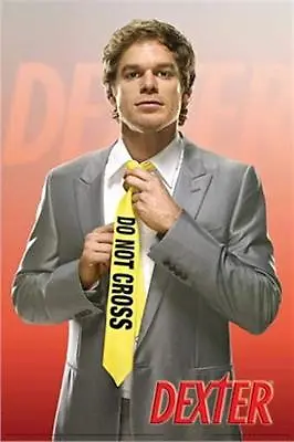 DEXTER ~ DO NOT CROSS TIE 24x36 TV POSTER Michael C. Hall NEW/ROLLED! • $6.80