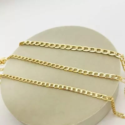 High Quality Gold Filled Cuban Link Chain  Link Men's Chains Women's Chains 24  • $22.27