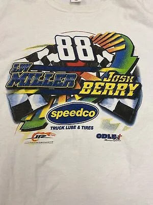 Jr Motorsports LW Miller Josh Berry T Shirt Mens 3XL White Race Car Graphic Tee • $13.95