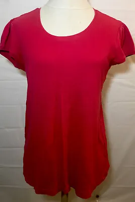 Women’s Oh Baby! By Motherhood Red Maternity Top Sz. Large • $11.47