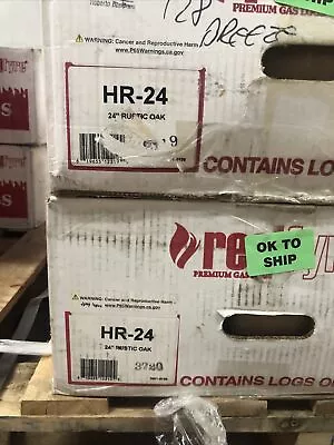 Peterson Real Fyre HR-24 Vented 24  Rustic Oak Log Set | Open Box • $205
