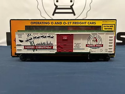 Mth Christmas #1225 Operating Box Car W/ Signal Man 30-79069 • $69.99