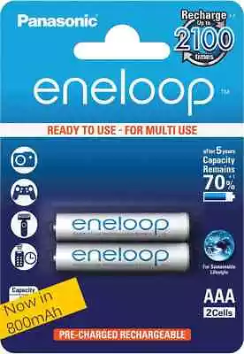 Panasonic Eneloop  AAA - 2 Pk • $16.95