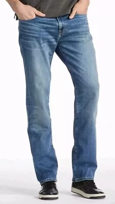 Mens Lucky Brand Jeans Straight Leg 221 32X32 Med Wash • $16.25