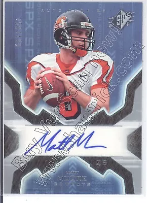 Matt Moore Rc Rookie Draft Auto Autograph Oregon State Beavers College #/499 07 • $8.99