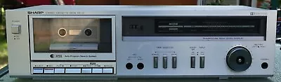 Vintage 1981-1985 Sharp RT-31 Stereo Cassette Deck Player Tested MADE IN JAPAN • $59.99