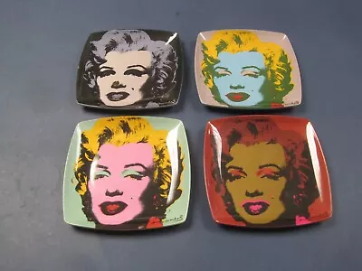 Vintage Andy Worhol Marilyn Monroe 4 Piece Melamine Plate Set • $30